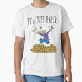 It's Just Paper Large print euro money cash dollar sign money bag by to-esu