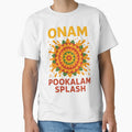 Onam Pookalam Splash T-Shirt | Colorful Kerala Festival Design by Ninexero - Shirt