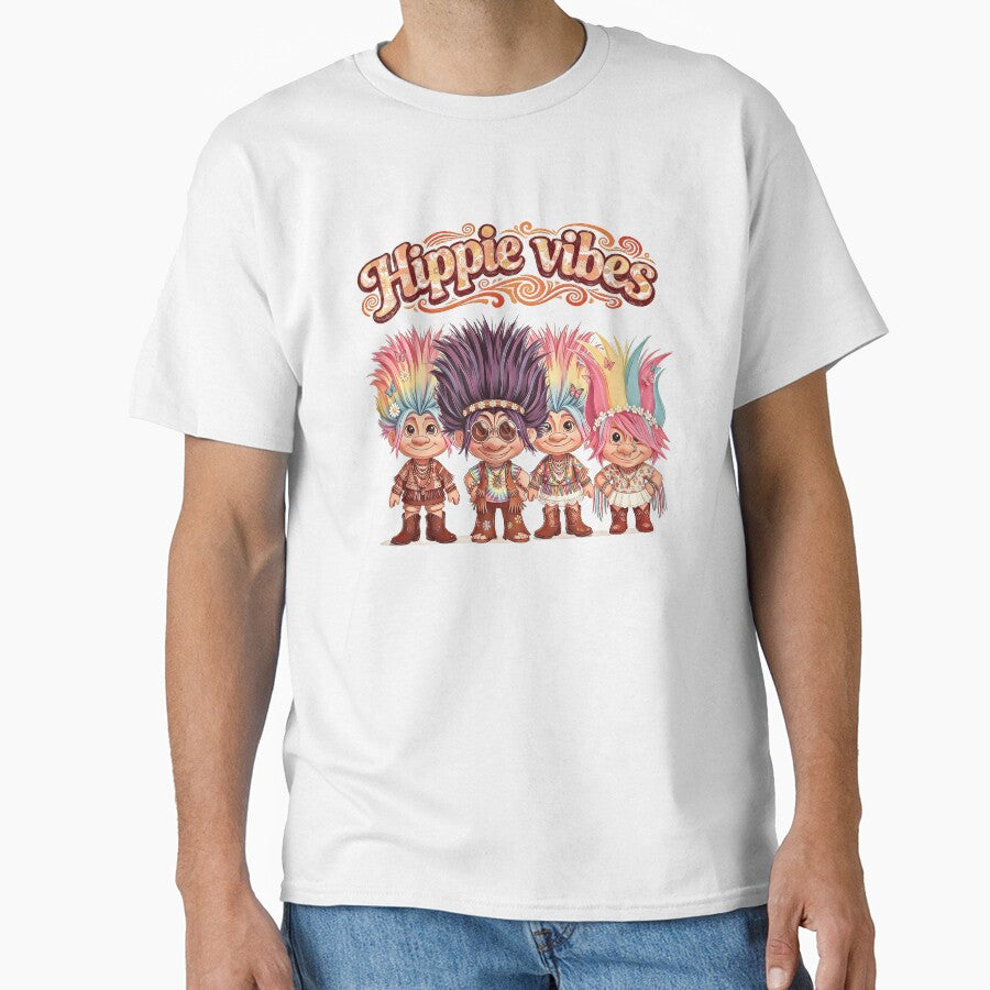 Psychedelic Hippie Trolls – Retro Boho Festival Vibes by Hen-C-Art