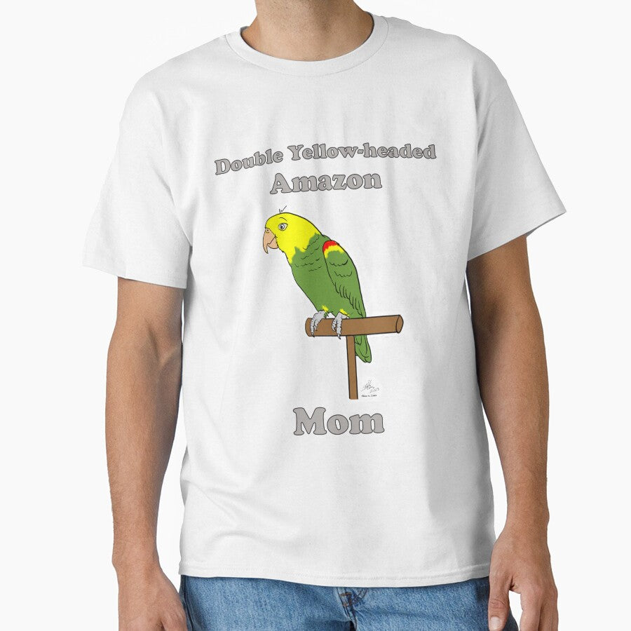 Double Yellow-headed Amazon Mom - Oscar Jones by Laughing Parrot Studio