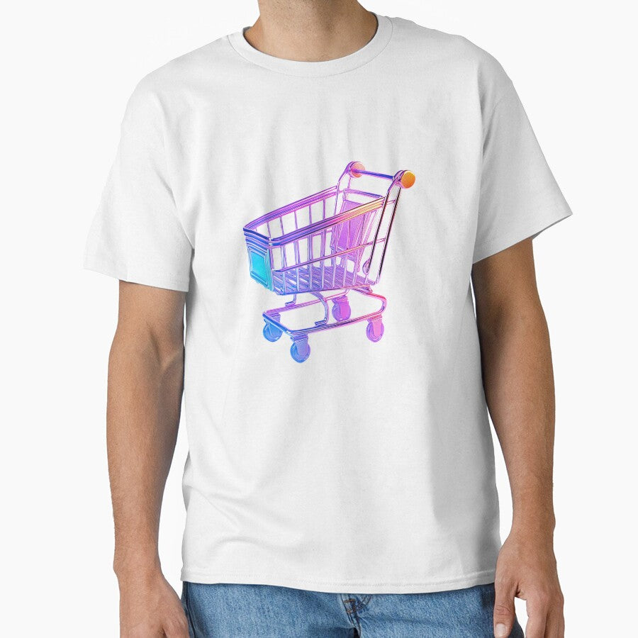 Neon Gradient E-commerce Shopping Cart by Creatby7030