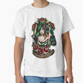 "Vocat Spiritum" Rydia from Final Fantasy 4 (FFIV) in American Traditional Tattoo Portrait Style by SamInJapan
