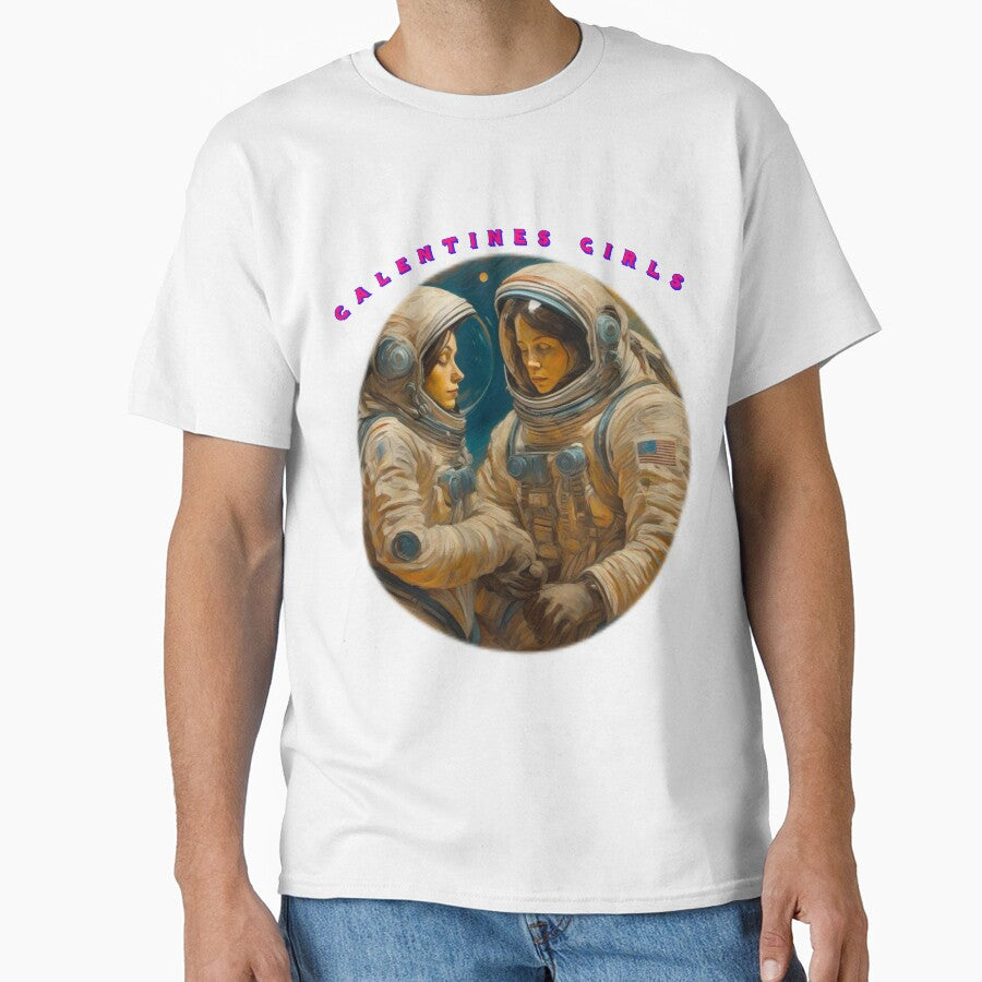 happy Spacewomen galentines girls thinking of galentines day gifts and exchanging galentines days wishes by sailorsam1805