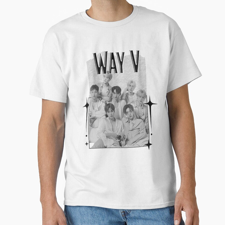 WayV Chinese Pop Performance Portrait Scrapbook Collage Cozy Y2K Vintage Design by HELL0WBELLO