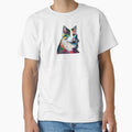 Colorful cat painting by DopeDesign111