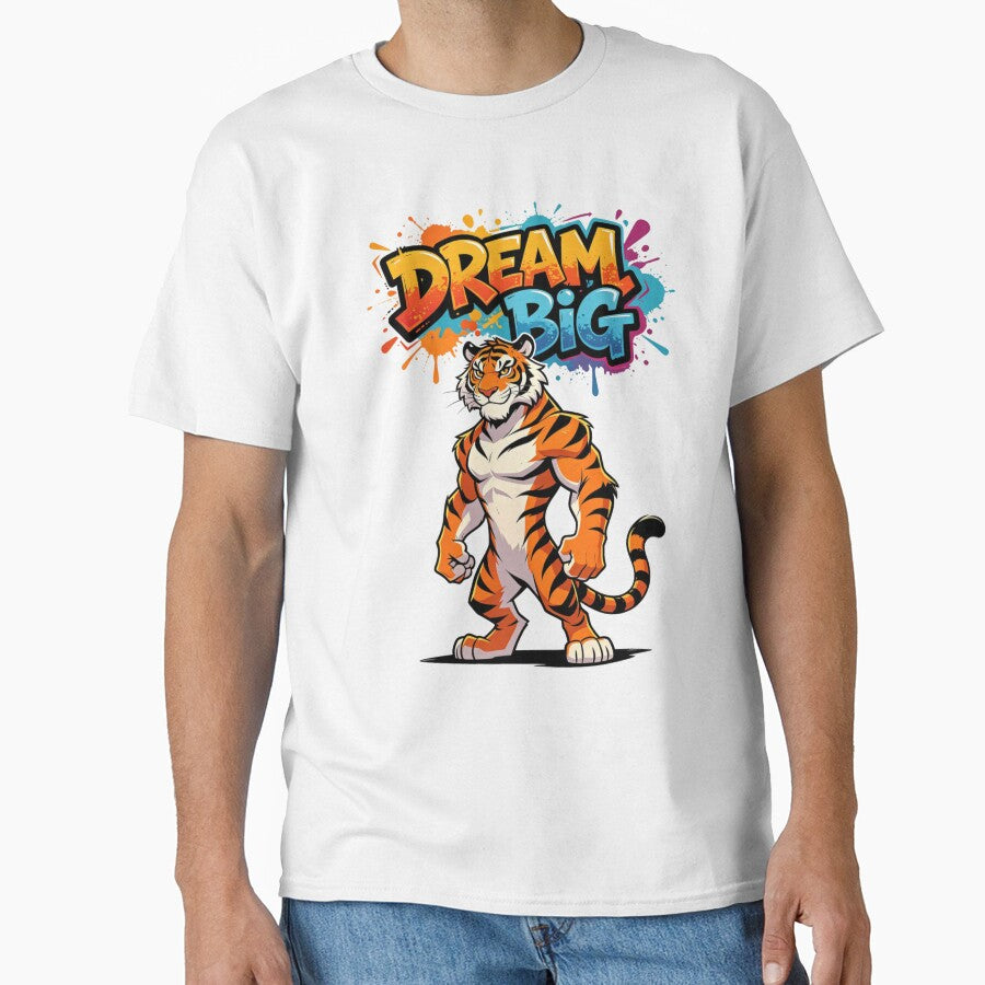 Dream Big Tiger Street Graffiti by LINSSEX Style • Urban & Sport Streetwear