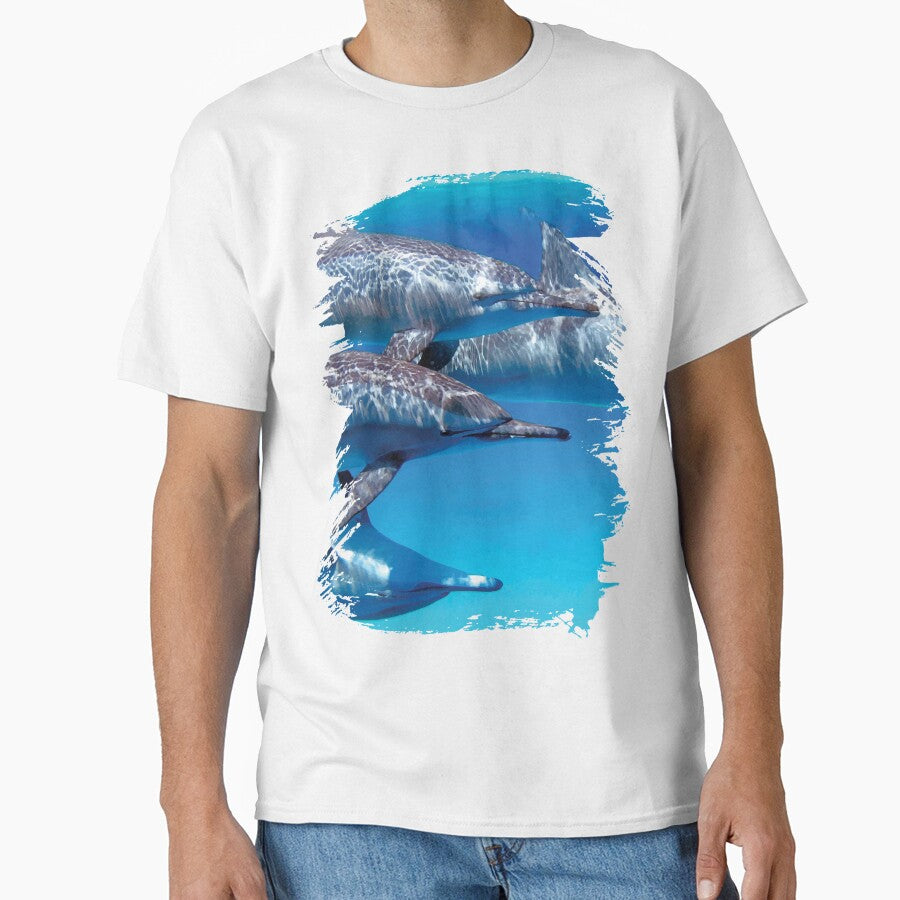 Undersea Adventure with a Dolphin Pod by PlanetPrints