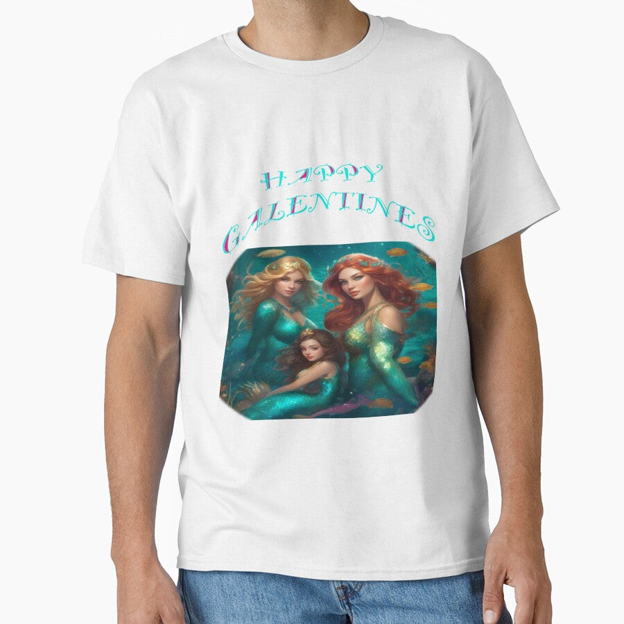 3 Mermaids posing for Galentines card, perfect gift idea for Galentines day by sailorsam1805