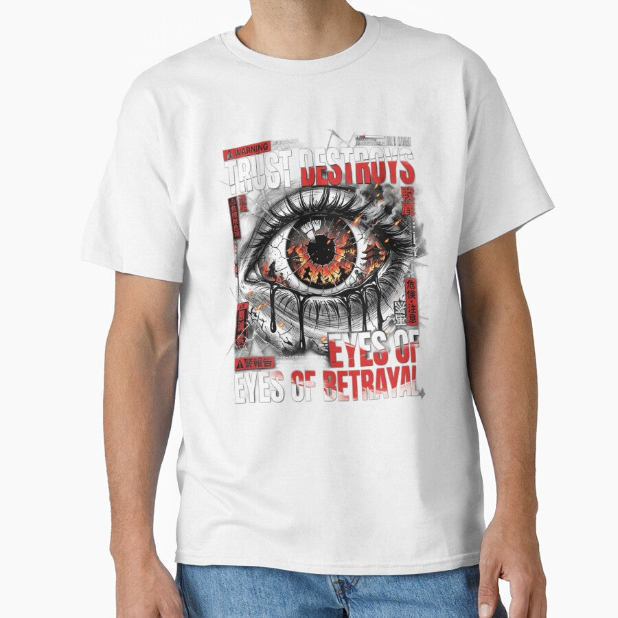 Trust Destroys - Dark Cyberpunk Anime Eye of Betrayal by AD-NOVA!!!