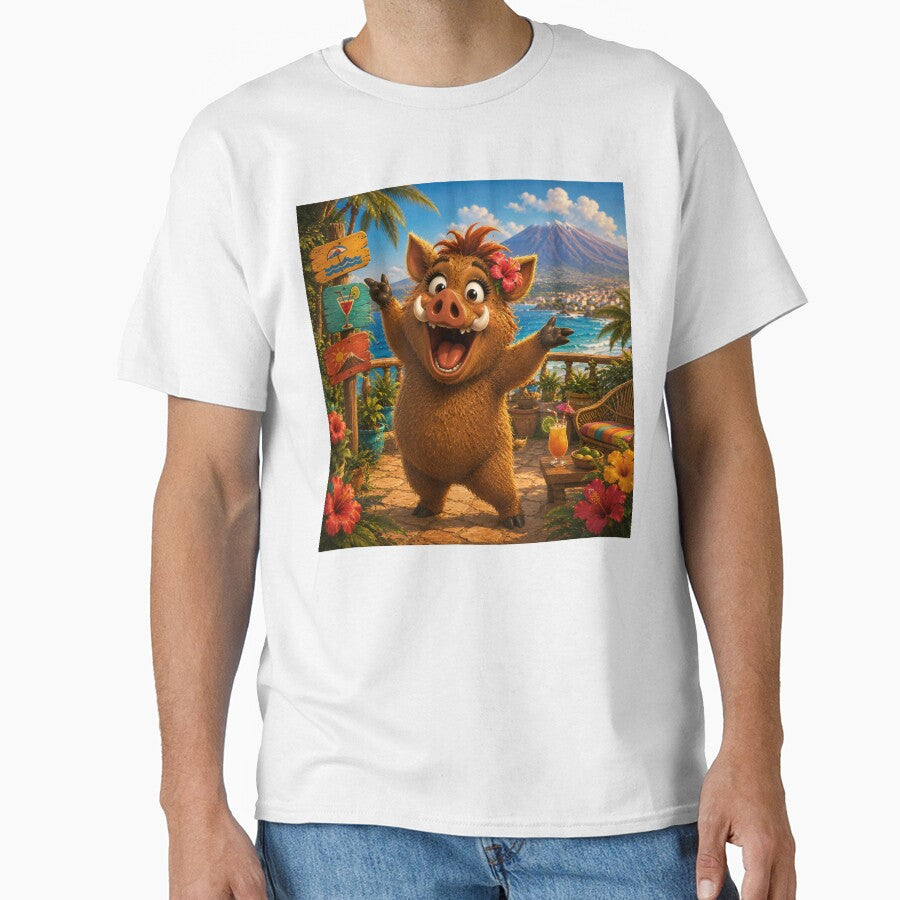 Grugnolina the Chatty Boar — Always Something to Say in Tenerife by CanaryVibesArt