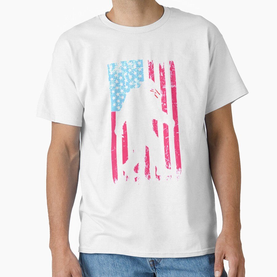 Vintage Bigfoot American Flag by anhemdori2022
