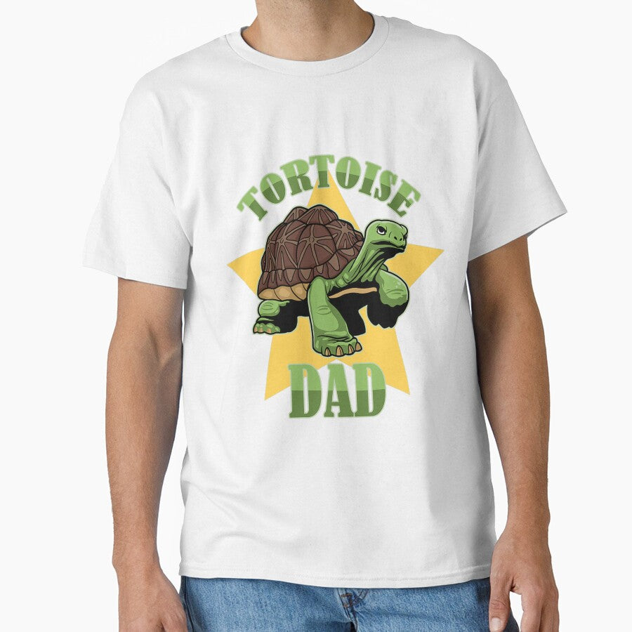 Mens Ortoise Dad Animal Urtle Sulcata Pet Owner Fathers Day by JoshSchultz