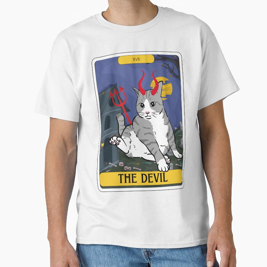 Tarot Card Tabby Cat The Devil by BettySpicer