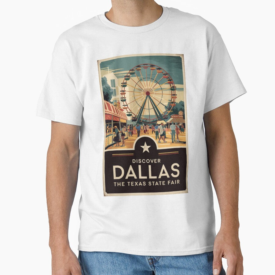 Dallas Vintage Travel Poster by TravelerRat