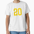 Bold Yellow Sports Number 20 by NECHSTORE