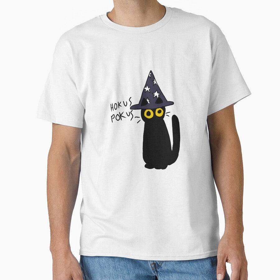 funky black cat wizard by maryflo