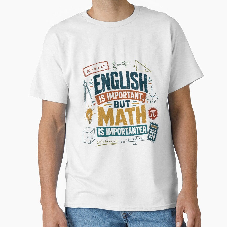 English Is Important, But Math Is Importanter Math Lover Academic STEM Education by SkeletonsDanger