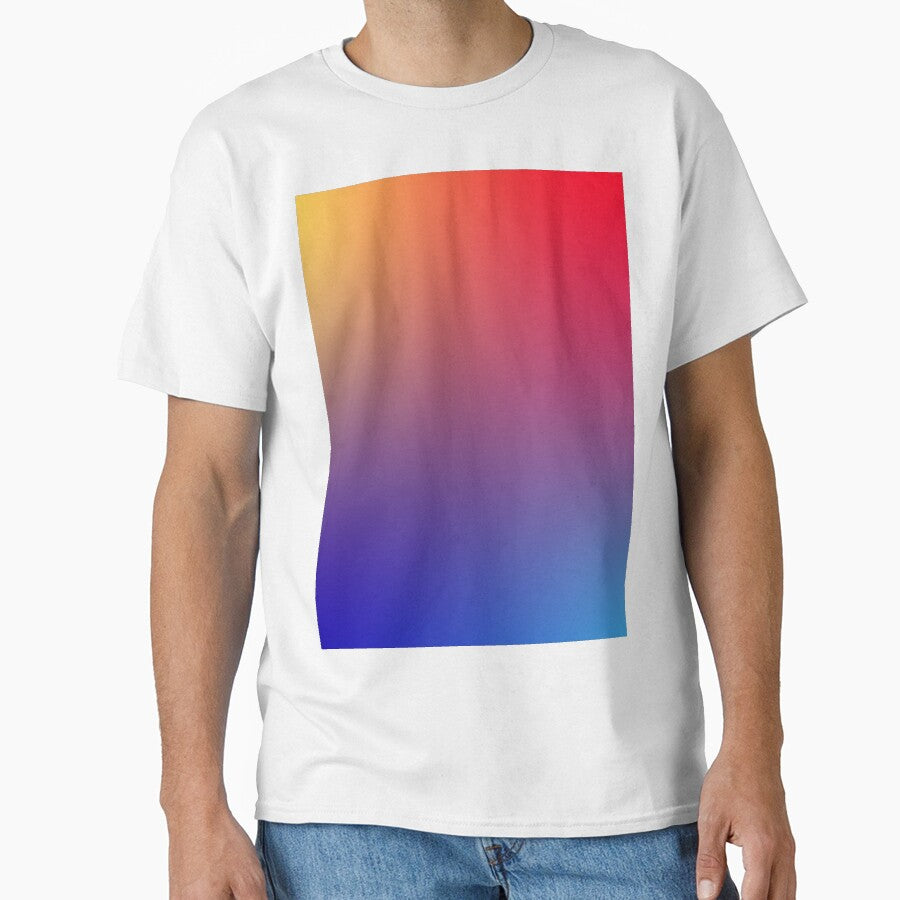 Gradient Red Blue Orange Yellow Color Pattern by heyitsIrish
