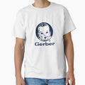 Gerber Baby Food Classic Blue Portrait Logo by Madelene É 	 Monjeau