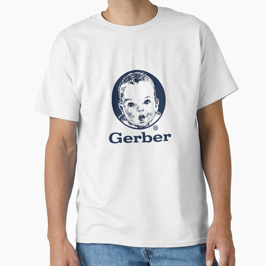 Gerber Baby Food Classic Blue Portrait Logo by Madelene É 	 Monjeau