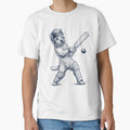 Vintage West Highland White Terrier Playing Cricket Player Dog Lover by DoodleTortle