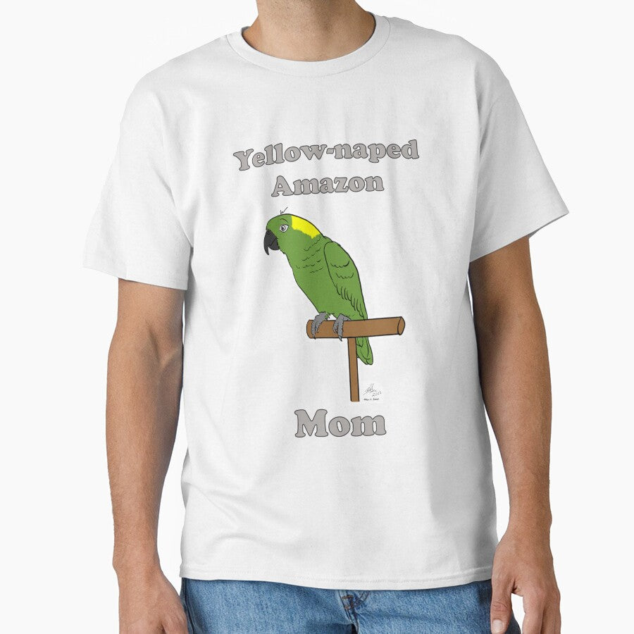 Yellow-naped Amazon mom - Oscar Jones by Laughing Parrot Studio