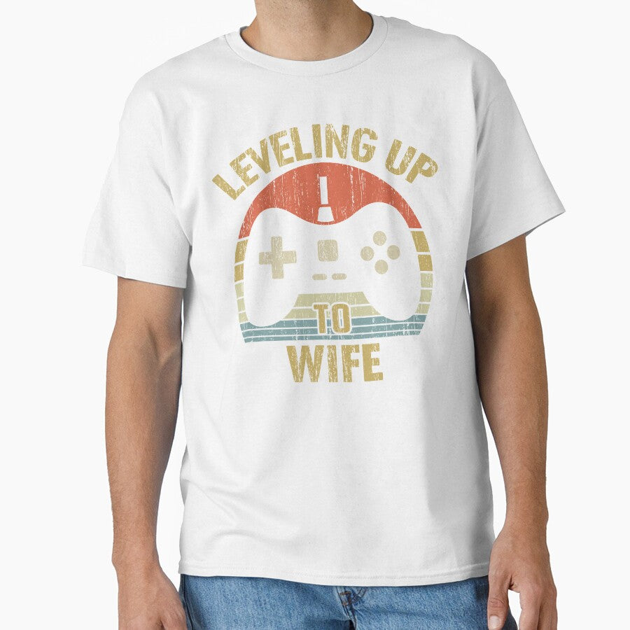 Leveling Up To Wife - Gift For Wife Fiancee Video Gamer by nana1099