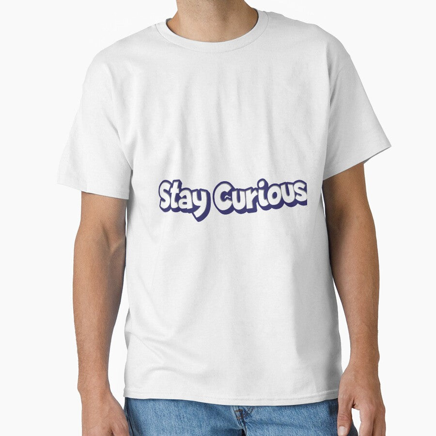 Stay Curious text Sicker by Sticktle