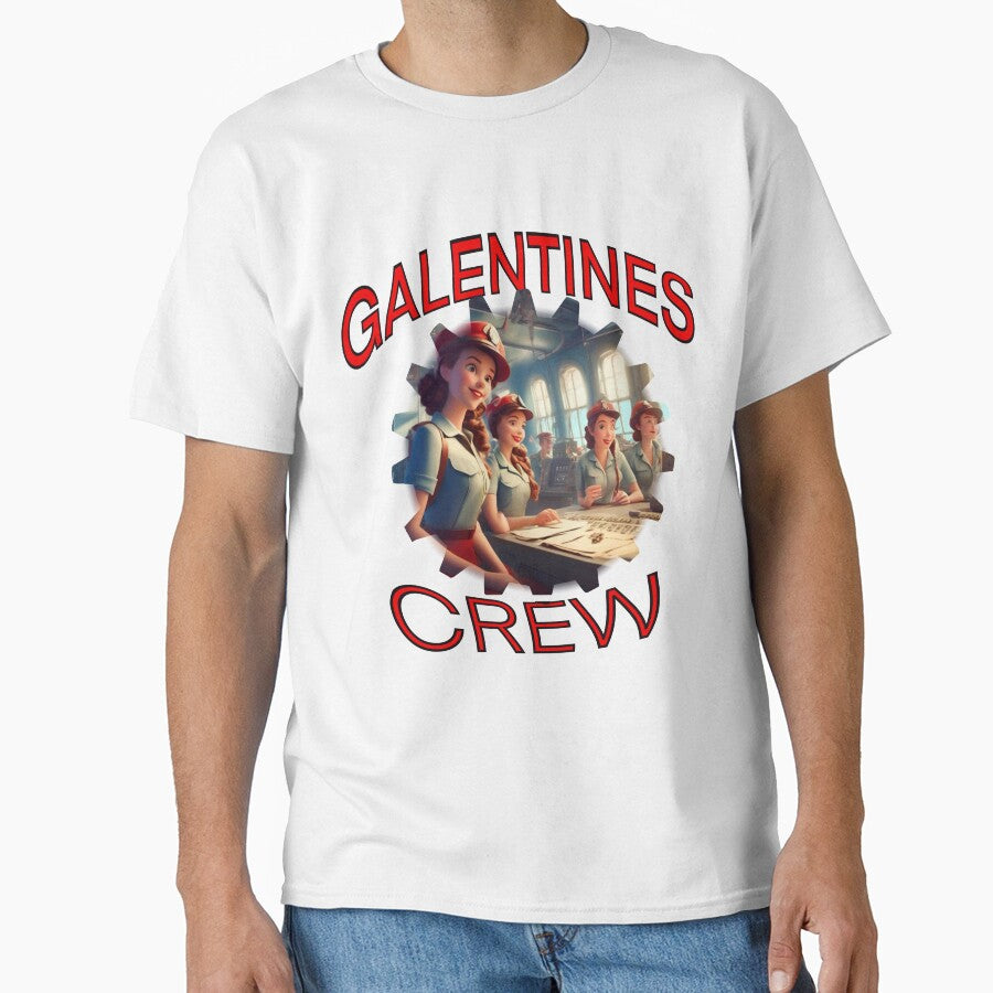 Happy American Girls Galentines crew on submarine on Galentines day and Galentines party, gift idea for Galentines day by sailorsam1805