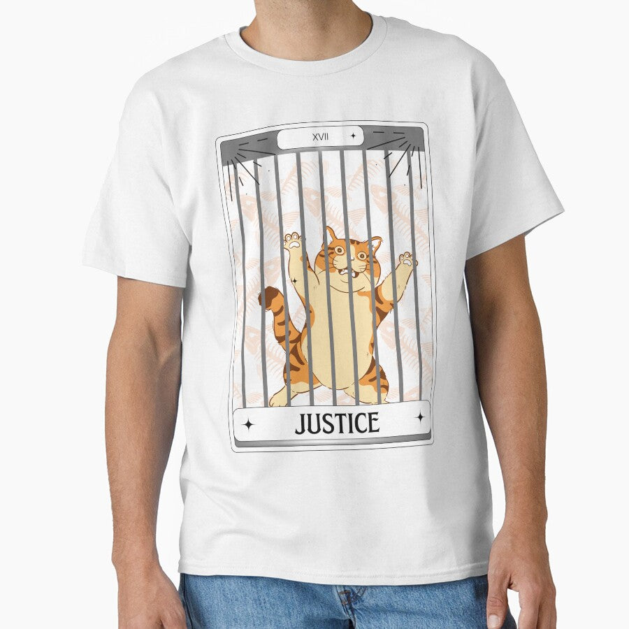 Tarot Card Tiger Cat Justice by BettySpicer