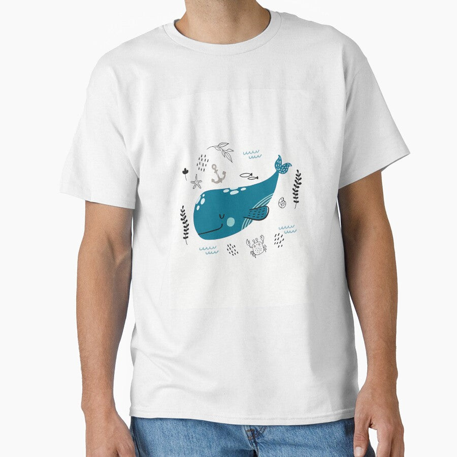 Hand Drawn Whale by HelloWorldRei
