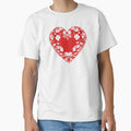 Valentine's Day Heart Boyfriend Girlfriend Red Floral by SStarDesigns