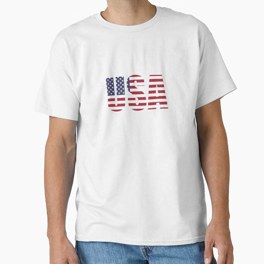 USA Classic T-shirt by DesignDreamerr