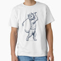 Vintage West Highland White Terrier Playing Golf Golfer Dog Lover by TerryConnells