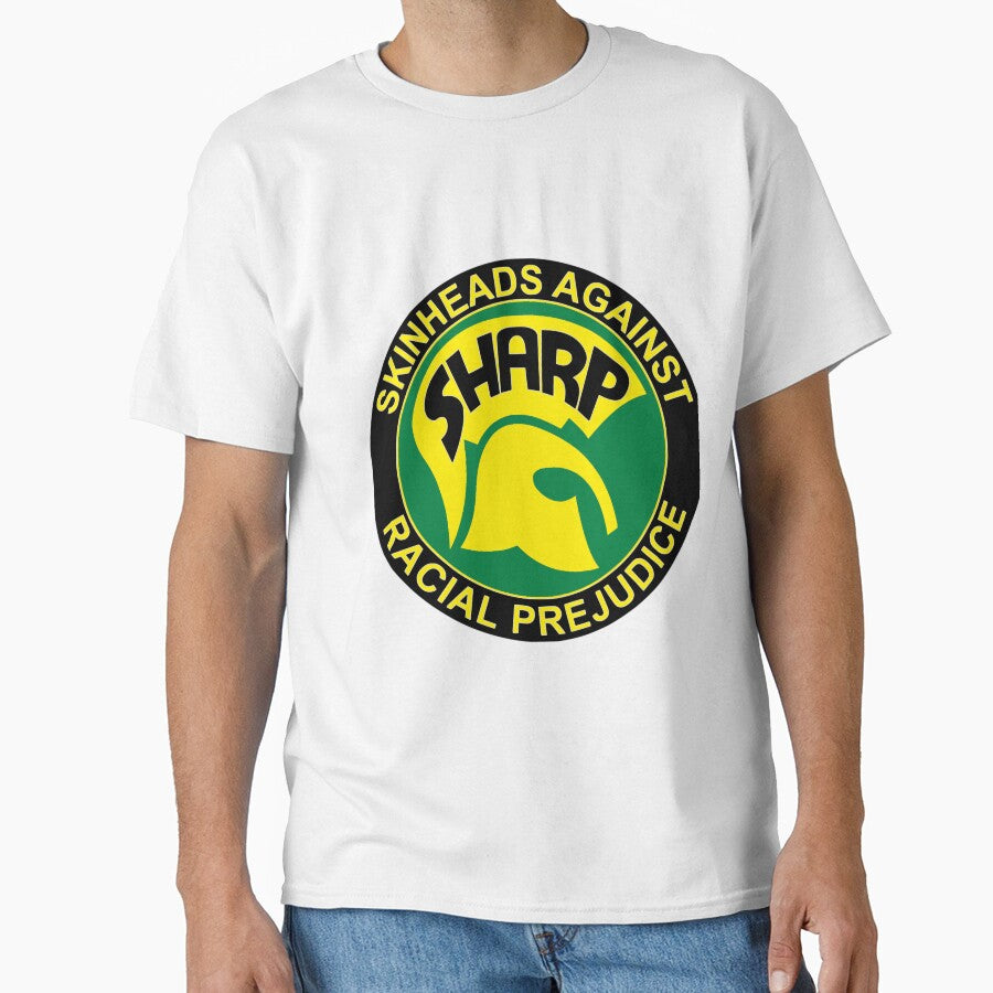Trad Skin SHARP Skins against racism in black gold green design by ModSupporters