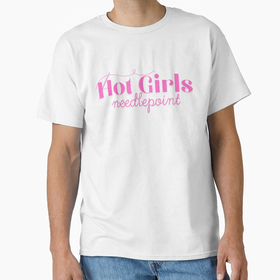 Hot Girls Needlepoint by SilverSaddleCo