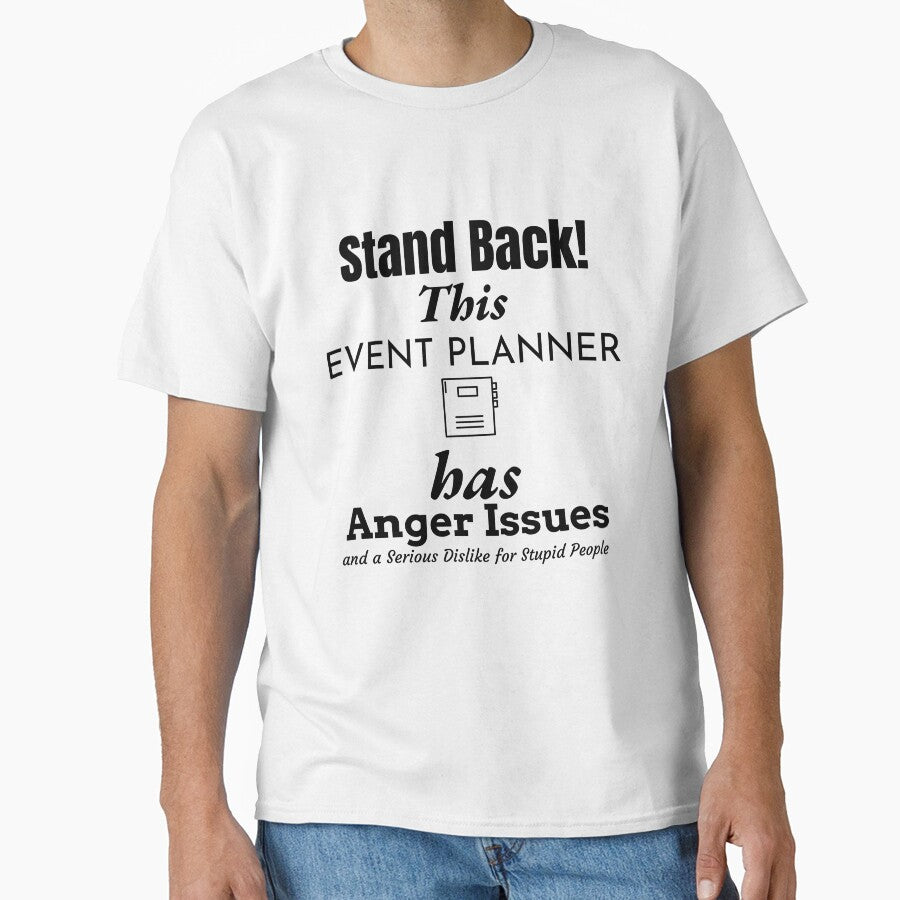 Stand Back - Event Planner by Specialized Job Merchandise
