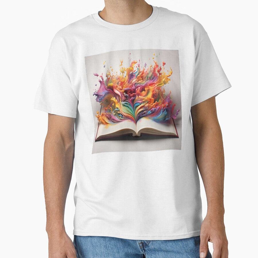 colorful abstract book digital art print by dcrc