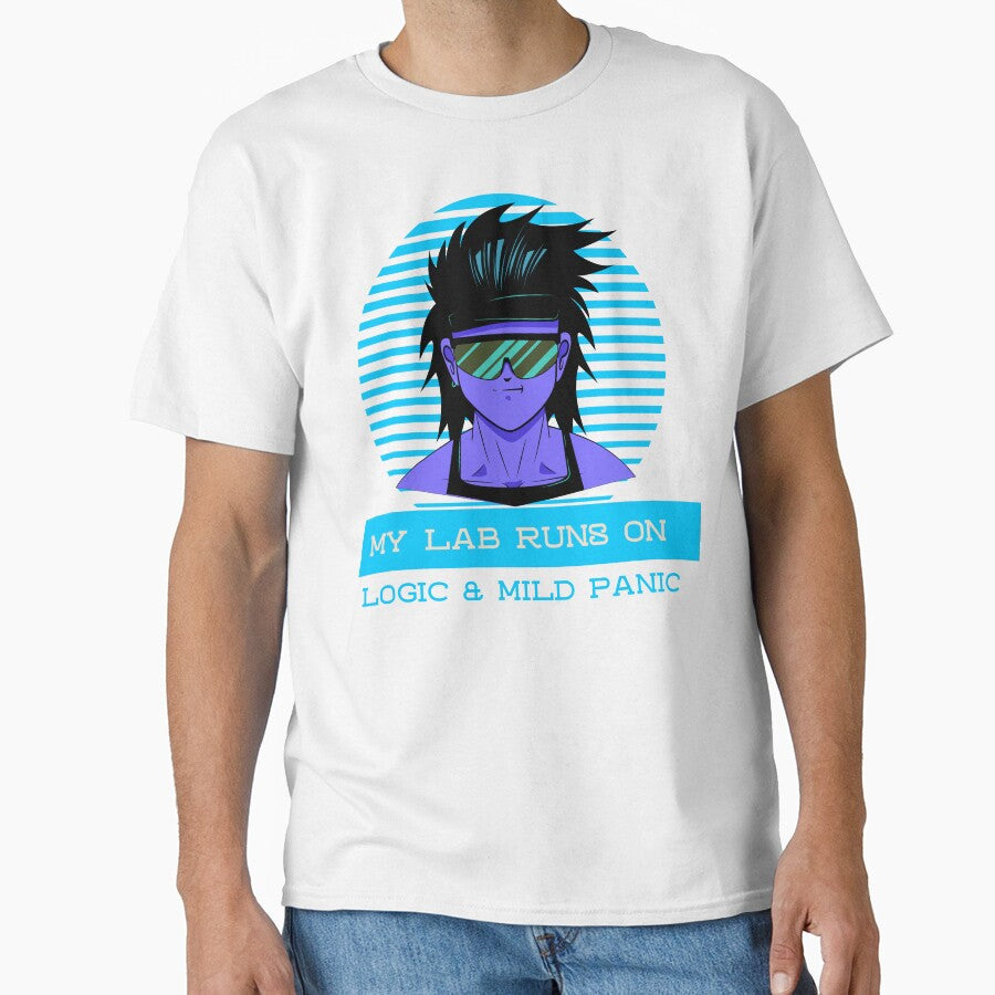 My Lab Runs On Logic & Mild Panic Science Teacher by OLIVETEES