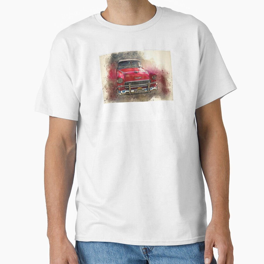 Large Red Car vintage by SvenNacht
