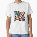 Vintage Patriotic Flag – USA Stars and Stripes Graphic by artedigital99