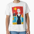 Elegant Fountain Graphic Tee | Vintage Vibes Casual Wear | Gift for Film Lovers | Original Illustration by Loffartdesign