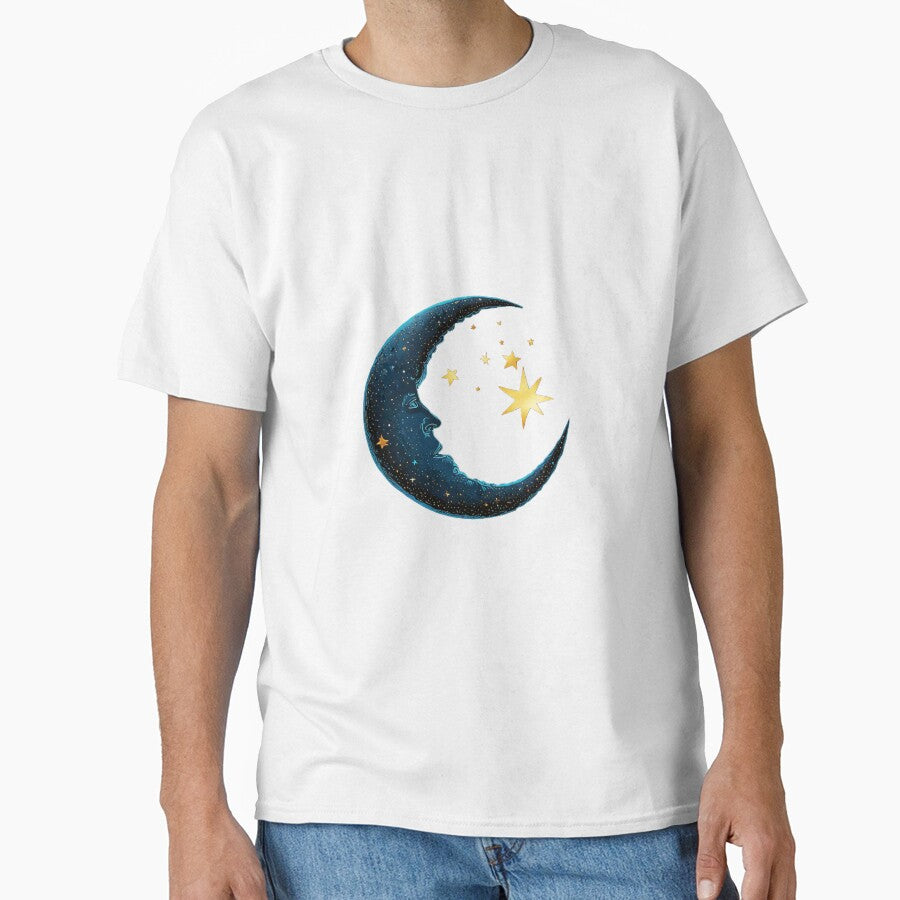 Moon and stars by Pragya Dureja