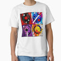 cosmic pop geometry stained glass colorful geometric abstract design by SmashingDeals