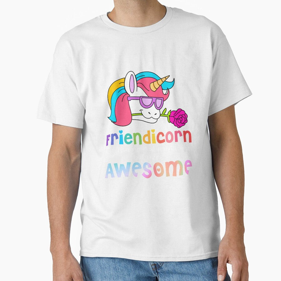 Friendicorn | Valentines’ unicorn with rose by Mixture-DESIGN