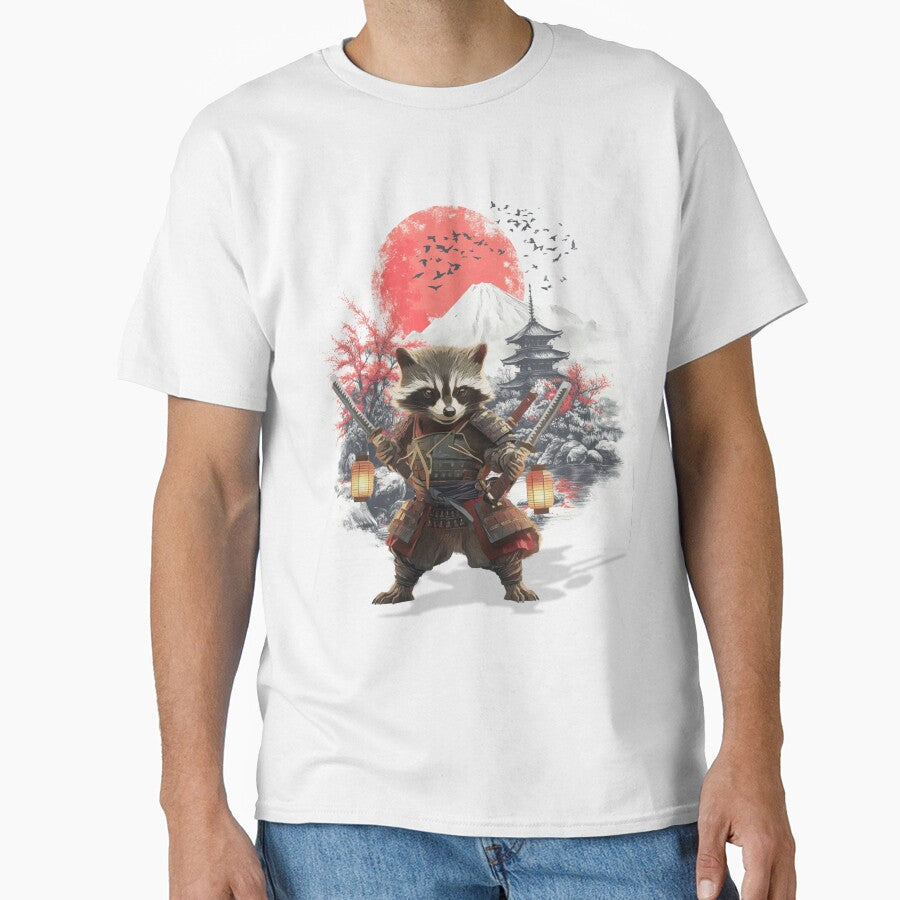 Samurai Raccoon by The Imaginarium of a Quirky Jose