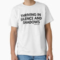 Thriving in Silence and Shadows – Aesthetic Attitude Quote by Latchkey Logic