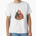 Punch Baby Monkey Hugging Orangutan Plushie Viral Cute Monkey by t-patterns