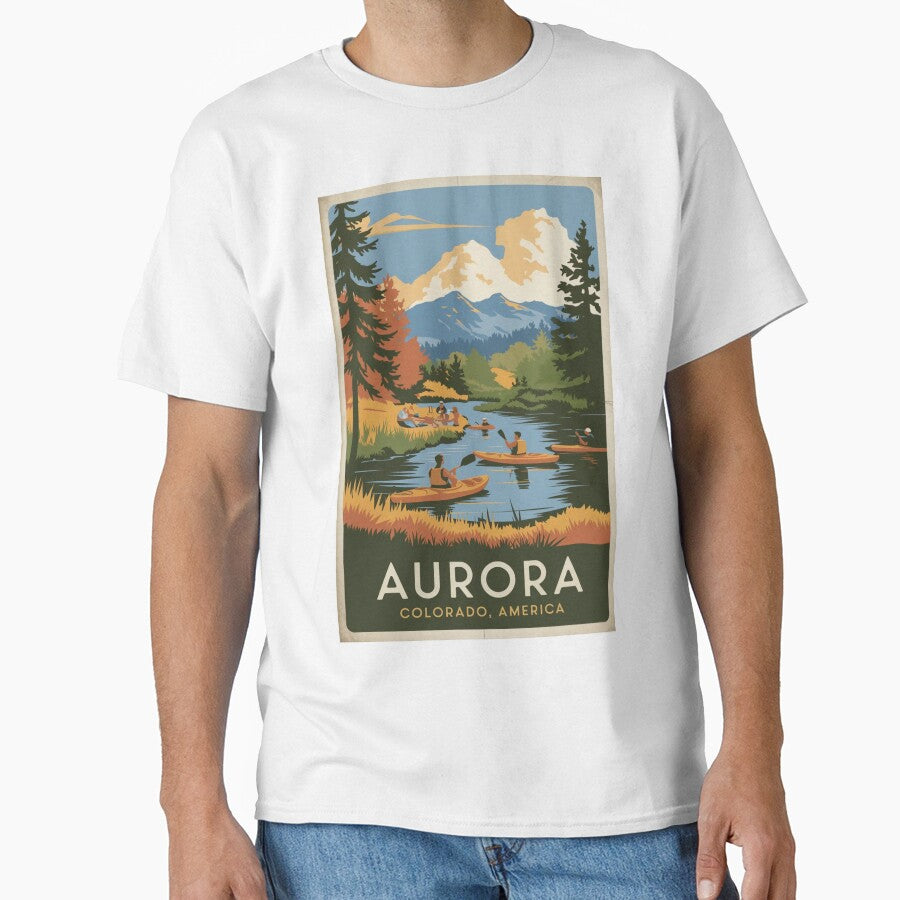 Aurora Vintage Travel Poster by TravelerRat