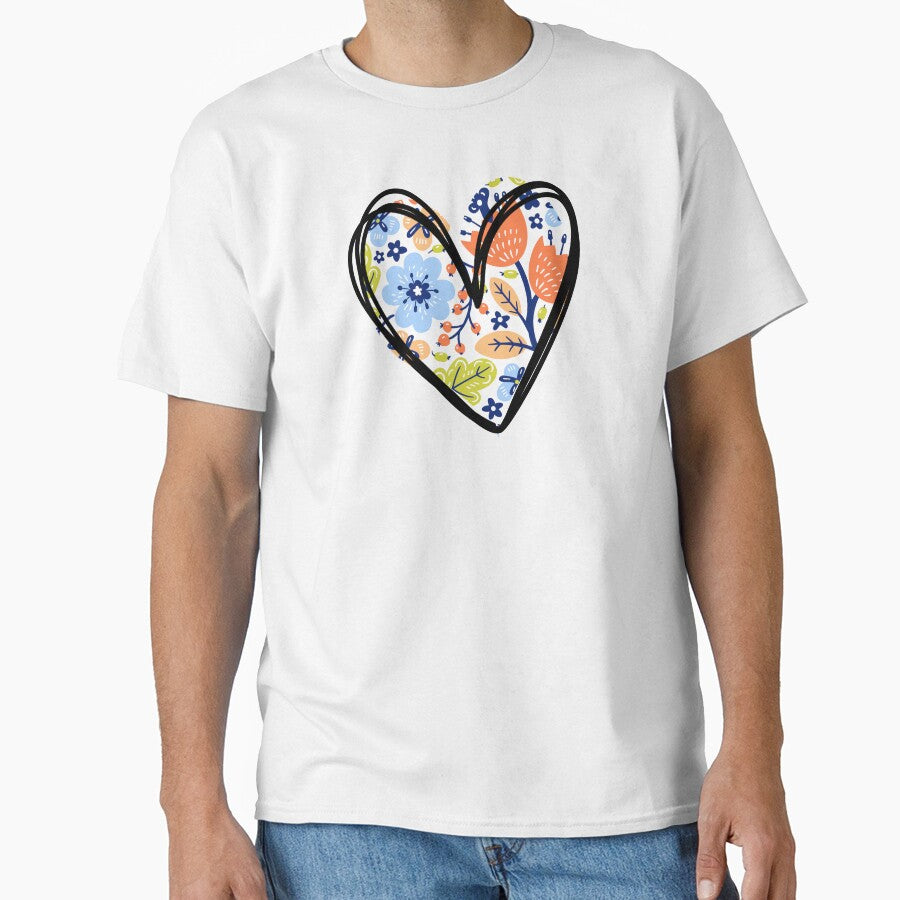 Valentine's Day Heart Boyfriend Girlfriend Flowers Pattern by SStarDesigns
